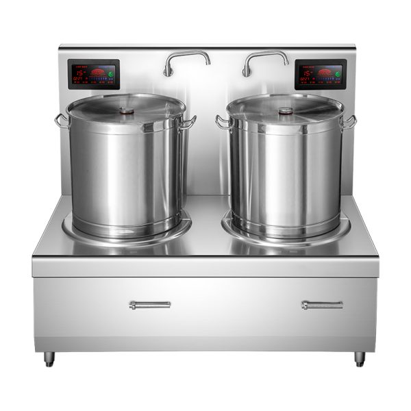Double-headed soup stove
