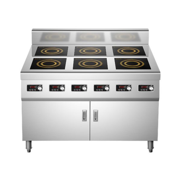 Cabinet-style clay pot stove